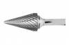Carbide Burr SM6 <br> Cone Pointed Double Cut <br> 5/8 x 1-1/8 x 1/4 Shank